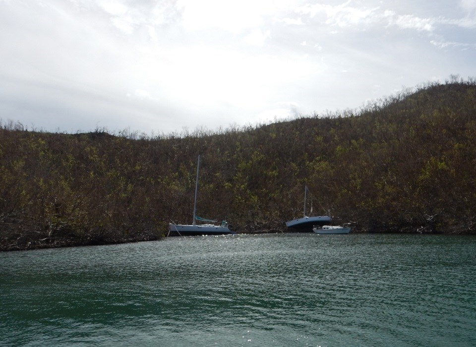 Boats in Water Creek Pre Irma