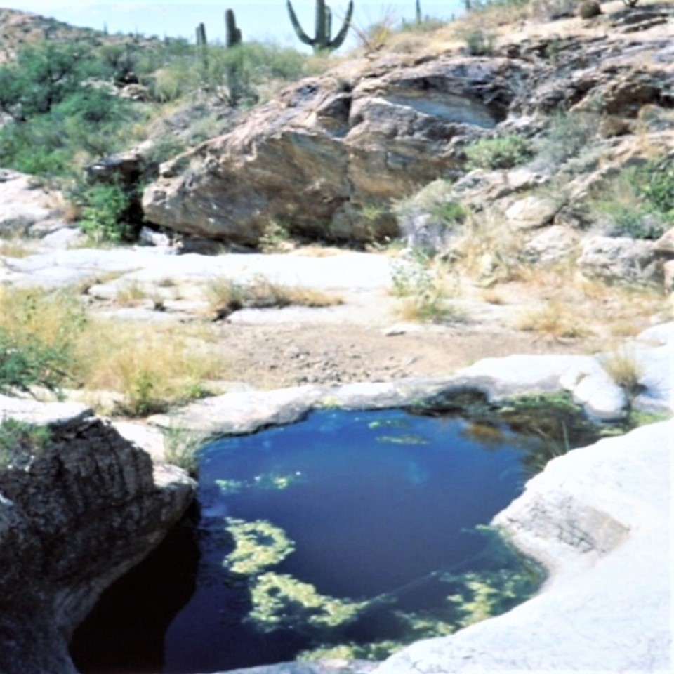 Tinaja filled with water