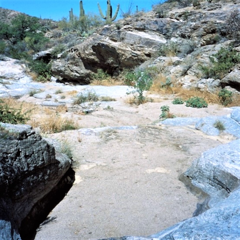 Tinaja filled with water