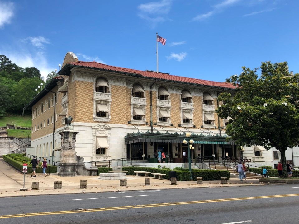 Historic photo of the Fordyce Bathhouse.