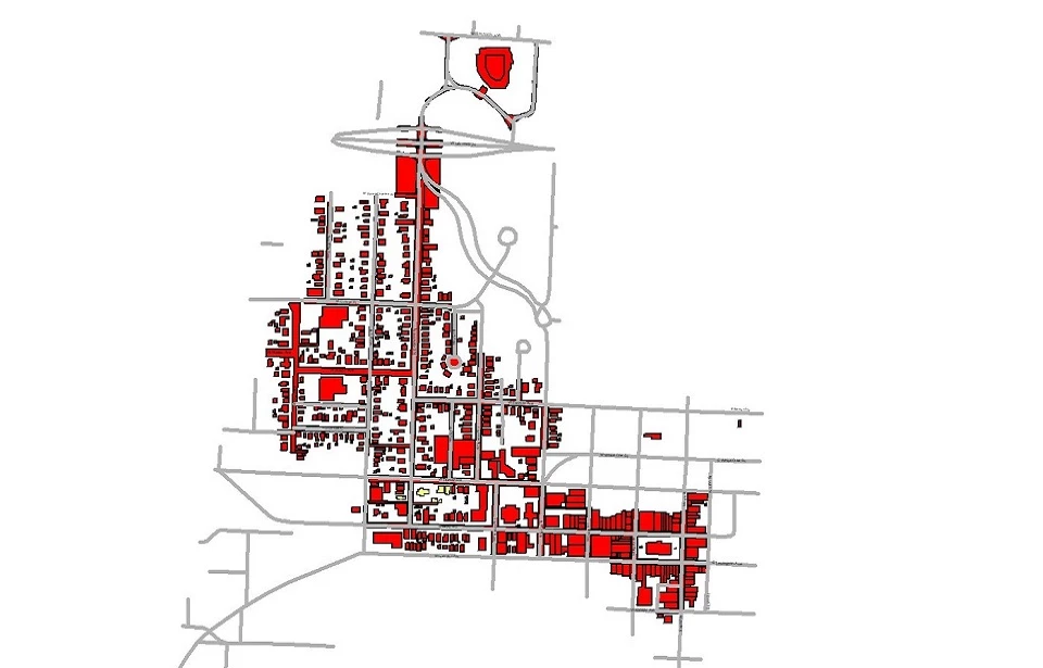 Map of the resources that make up Harry S Truman National Historic Site