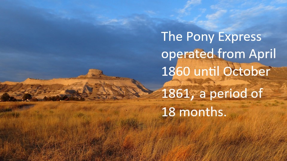 The bluffs at Mitchell Pass bathed in morning light