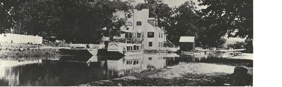 Great Falls Tavern during the heyday of the Canal.