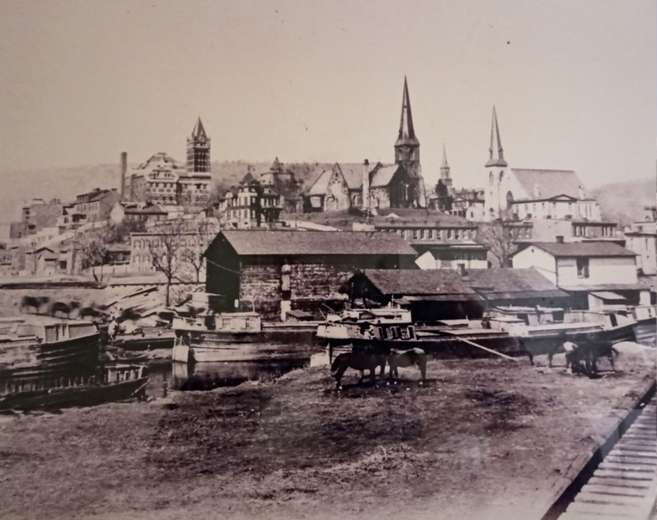 Cumberland during the heyday of the Canal.
