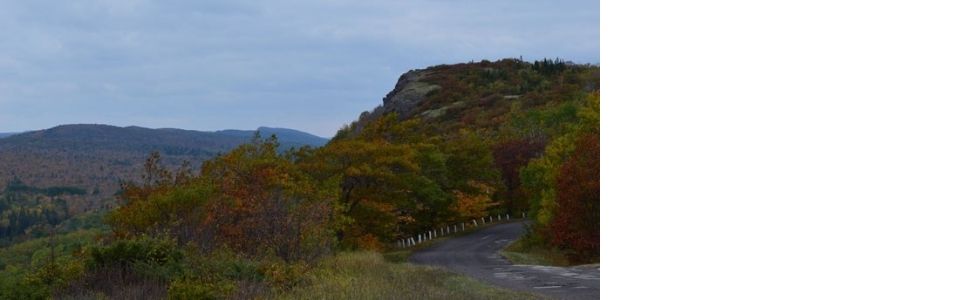 View of Brockway Mountain at Keweenaw National Historical Park in Michigan.