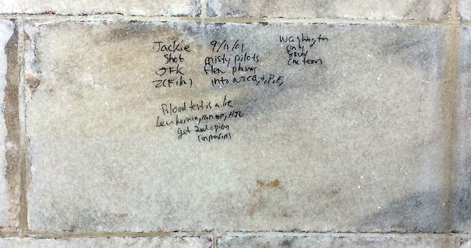 Graffiti Before Cleaning