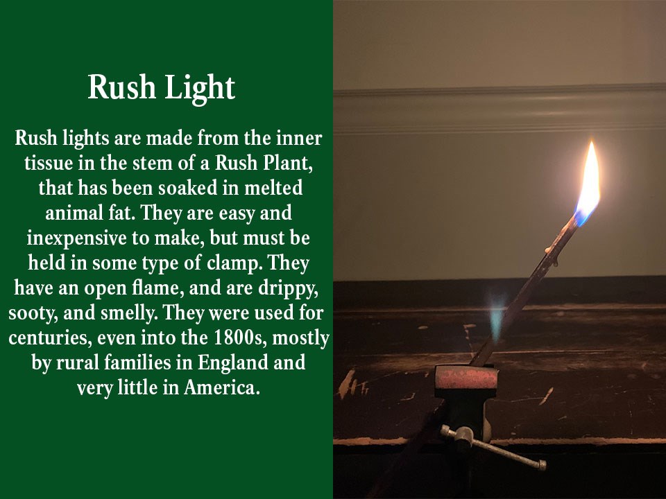 The pierced lantern provides a way to protect a candle flame from the wind and its wide base gives it stability. Because glass was very expensive in the 1700s, glass-sided lanterns were not practical for everyday use.