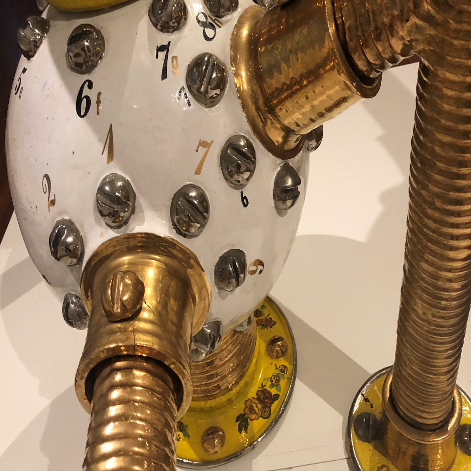 Close up of Machine III art piece.