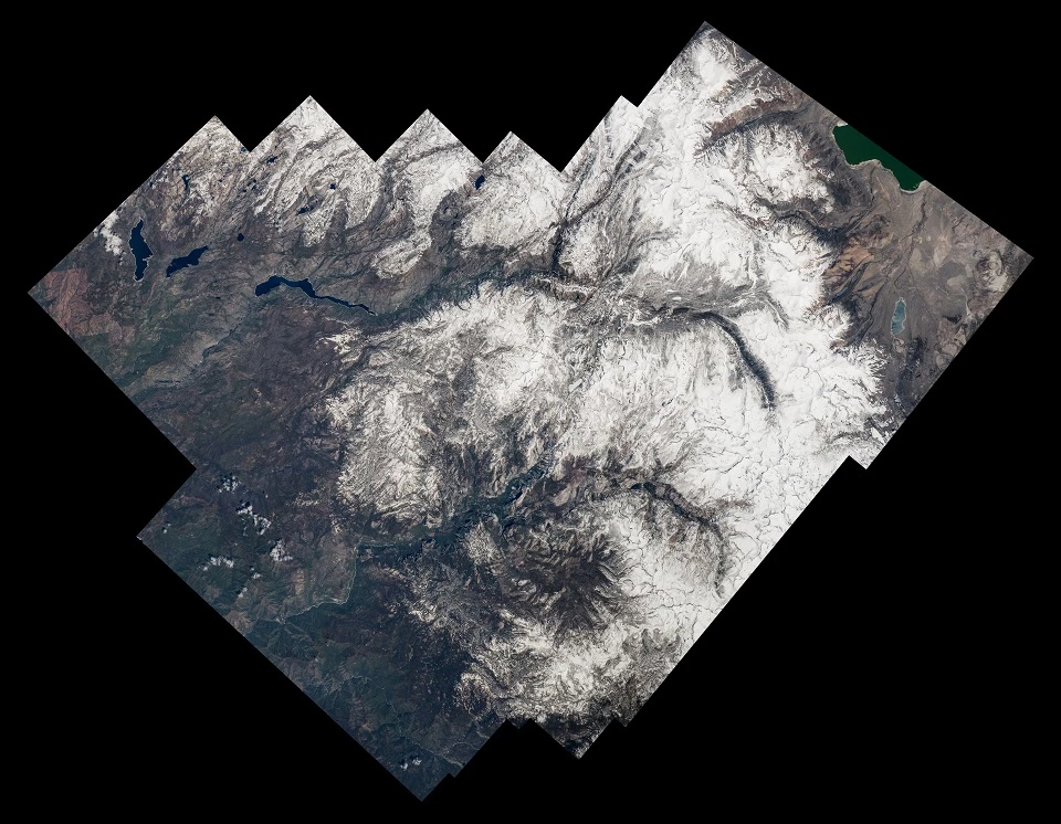 Aerial view of Yosemite National Park