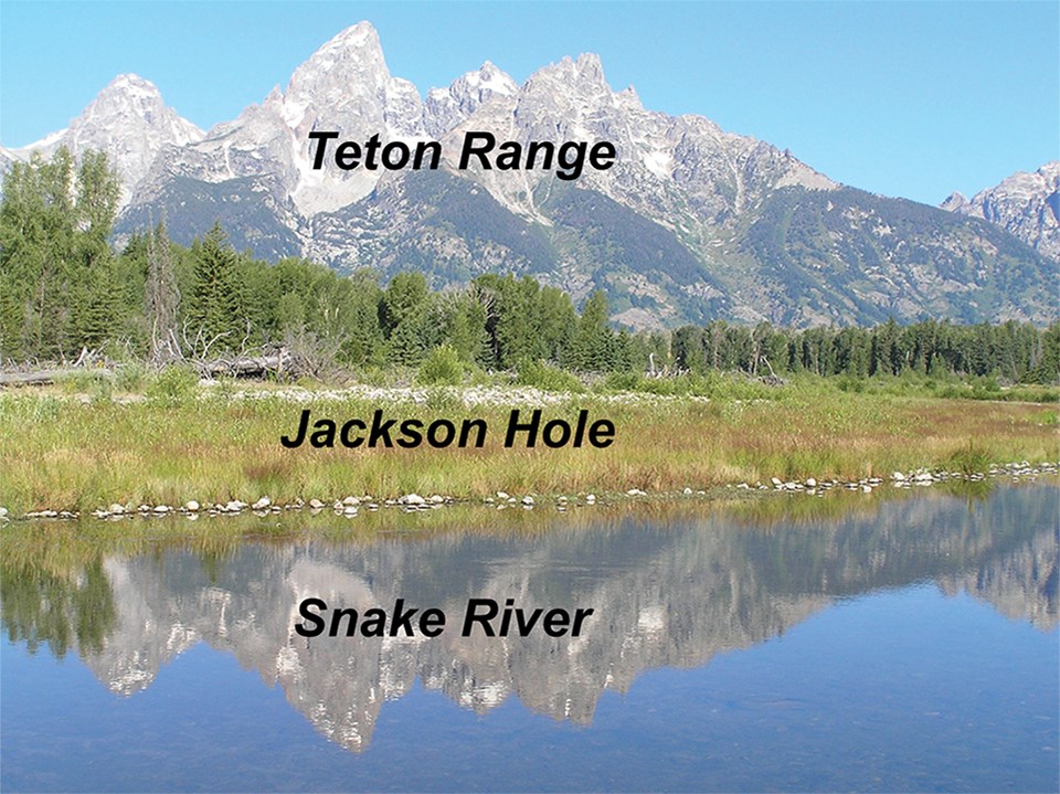 river with mountain range in background