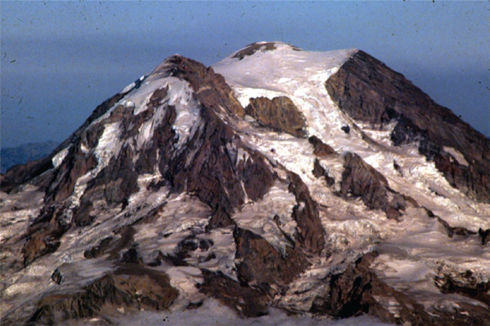 glaciated mountain peak