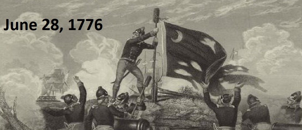 Text: When did the Battle of Sullivan's Island occur?