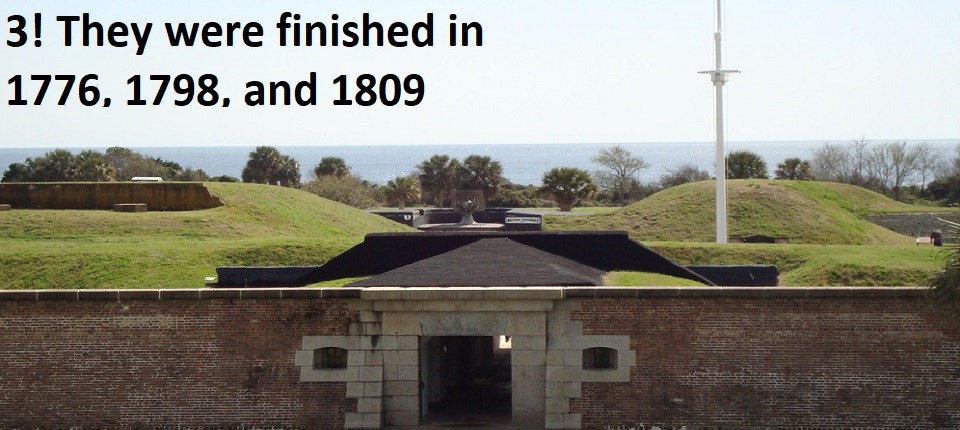 Text: How many Fort Moultries have there been?