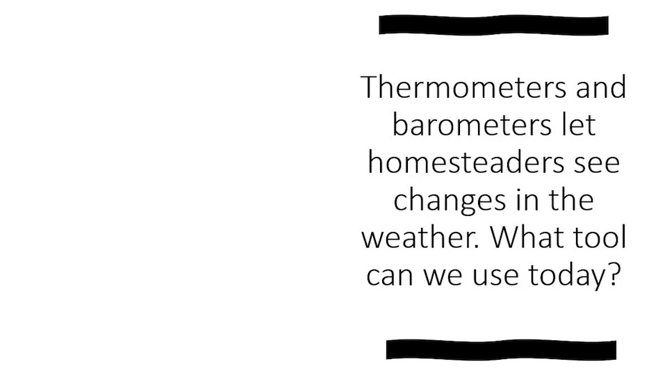 Historic Barometer compared to Modern Digital Thermometer