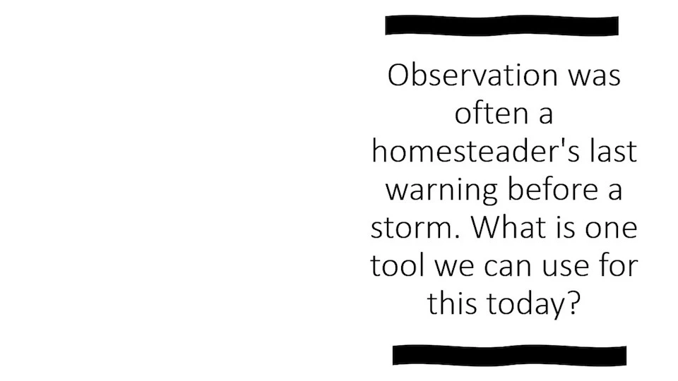 Individual Observation versus Weather Radar