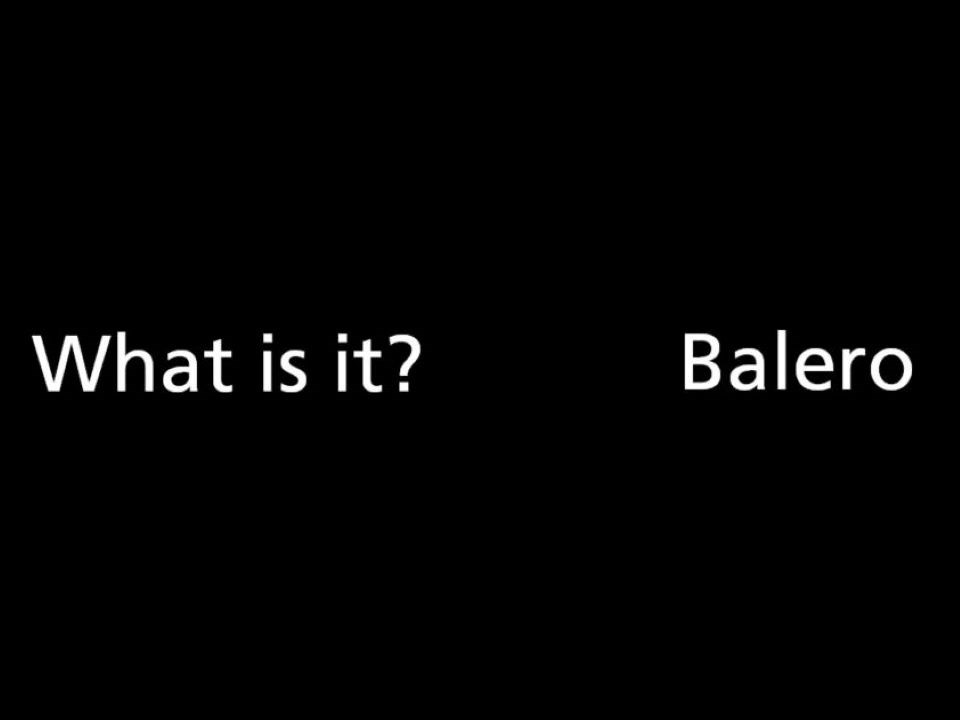 What is it? Balero