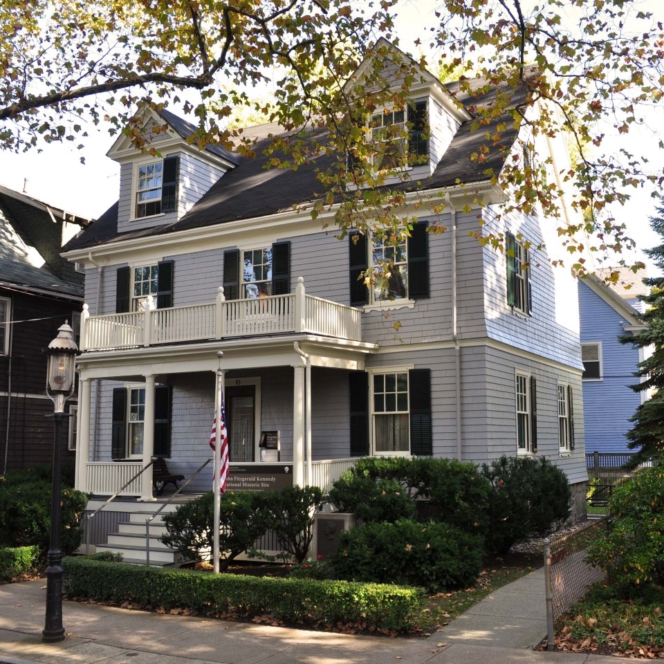 Grey painted 2 story house