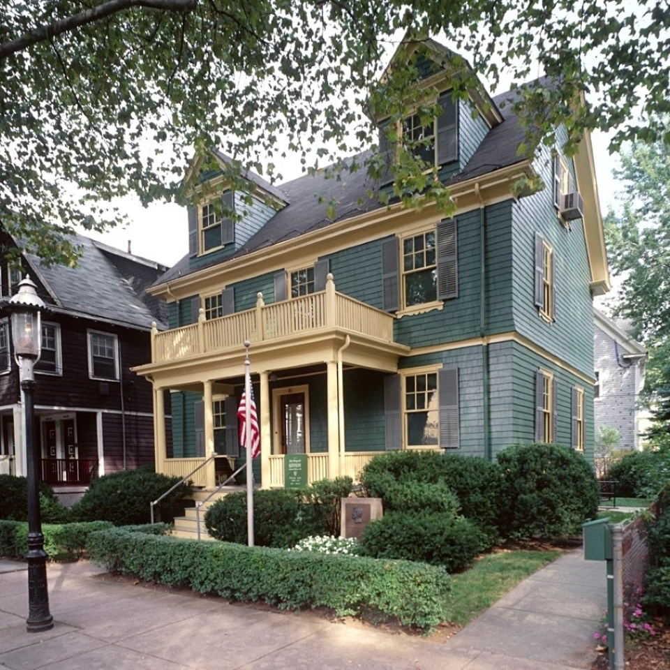Grey painted 2 story house