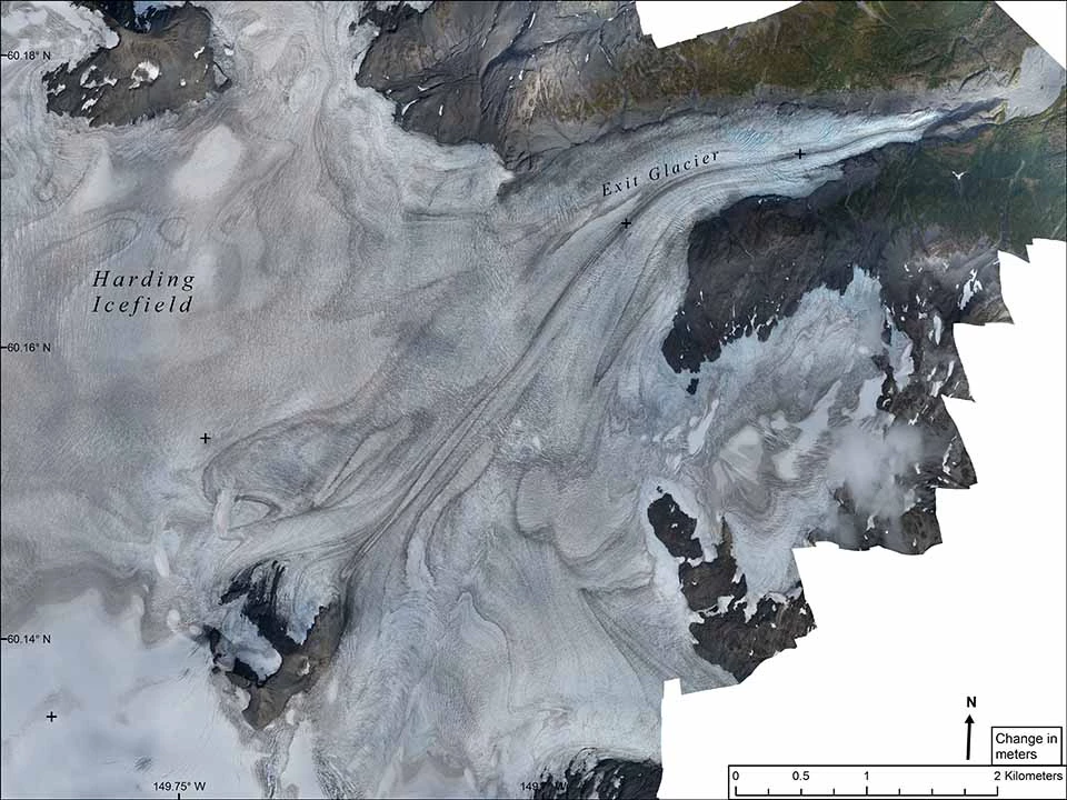 Harding Icefield orthomosaic, September 2018.