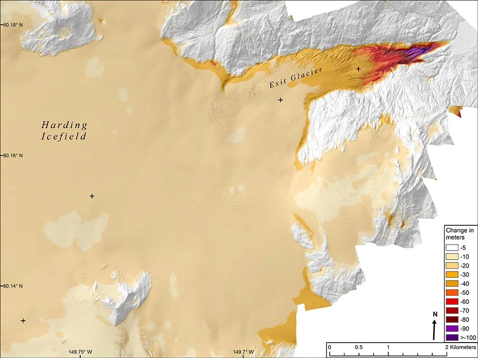 Harding Icefield orthomosaic, September 2018.