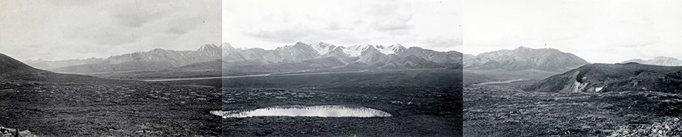 Polychrome Pass, July 18, 1916, S.R. Capps, U.S. Geological Survey.
