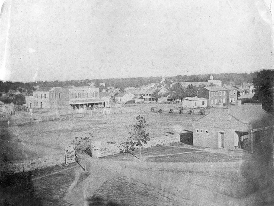 Fort Smith Then and Now (U.S. National Park Service)
