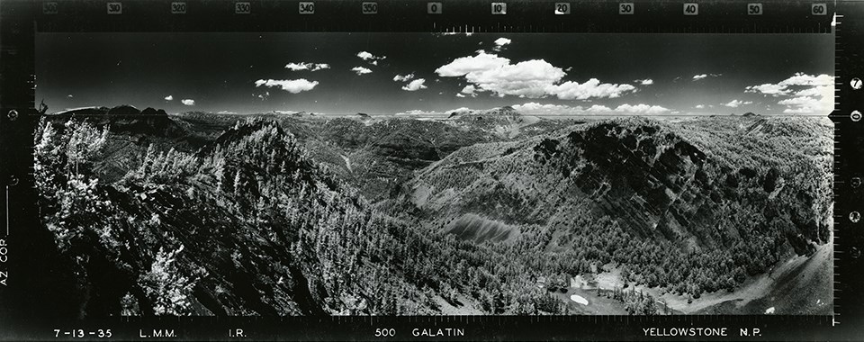 Galatin, Yellowstone National Park from 1935