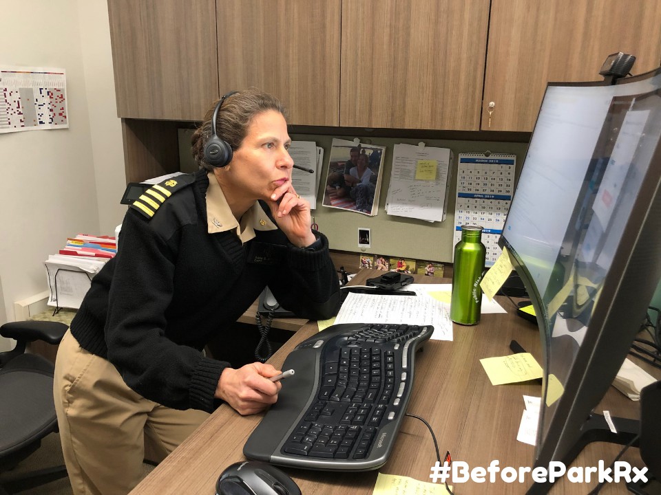 woman working on computer