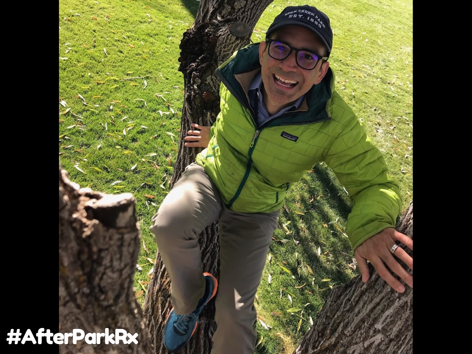 Dr. Zarr sitting at desk