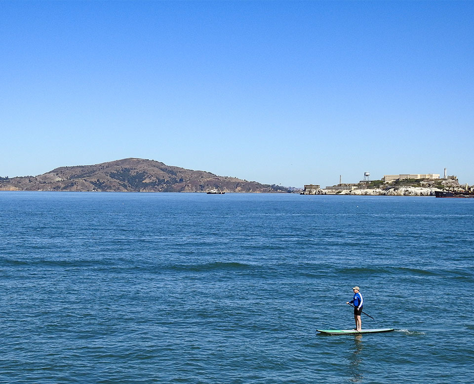 Photo of DUKWs in San Francisco Bay 1945