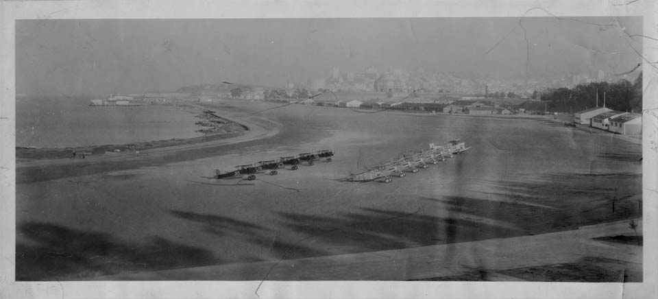 aerial view with a cityscape