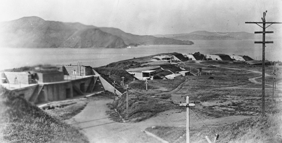 Photo of Battery West prior to the Golden Gate Bridge