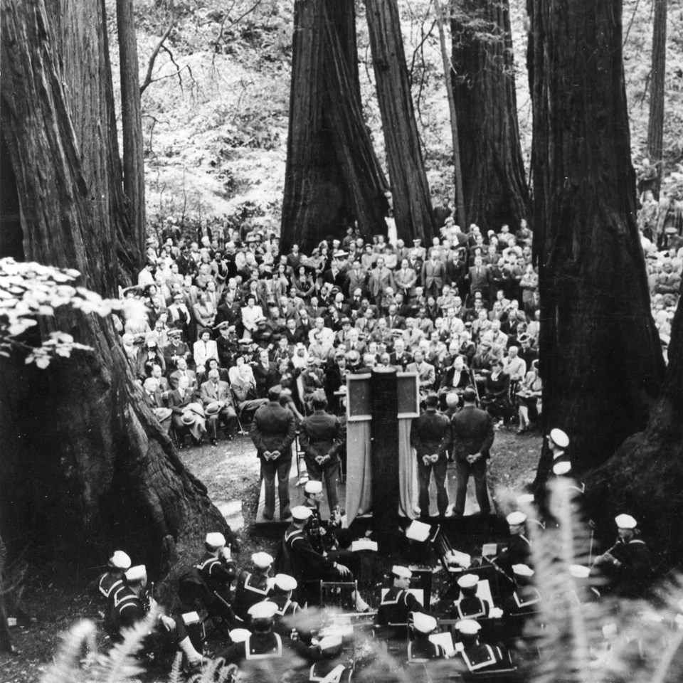 ceremony in the forest