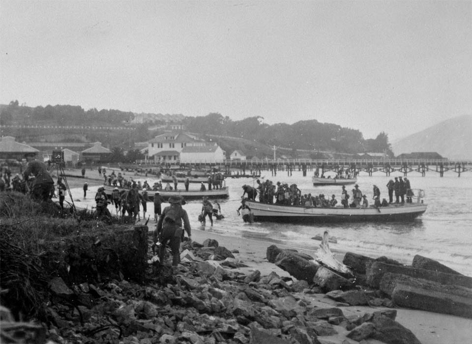people on a sunny beach