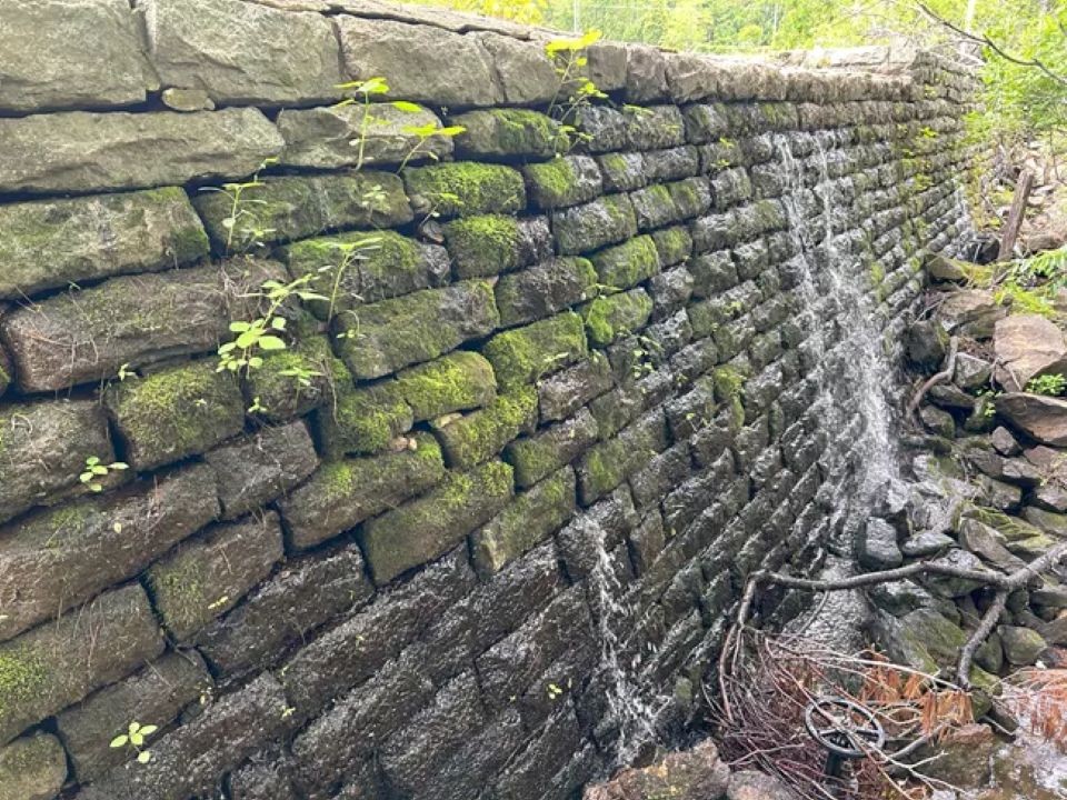 Side Lake Dam Before
