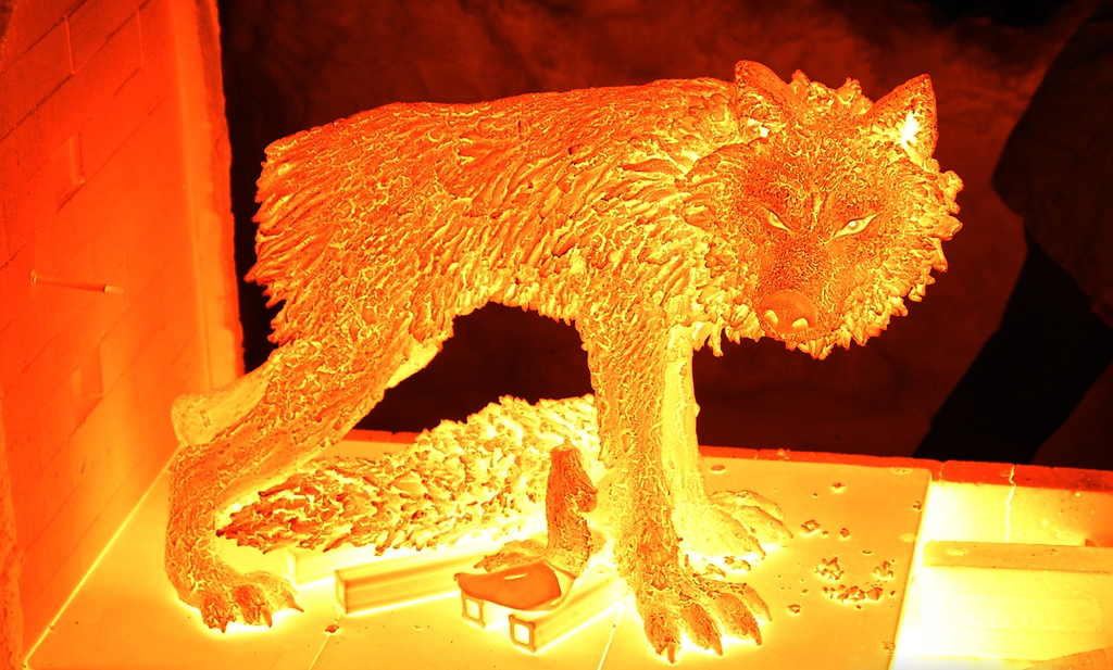 Making The Toklat Wolf Sculpture U S National Park Service Geometric animal sculptures from ben foster | inspiration grid. making the toklat wolf sculpture u s