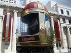 Outside of Harrah’s Casino in Reno Nevada