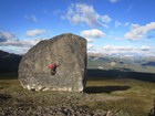 This famous erratic in Denali National Park (AK) shows where glaciers once flowed