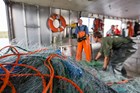 Gillnetting on Yellowstone Lake