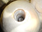 cave formation with hole drilled