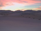 sand dunes at sunset