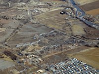 aerial view of park and surroundings
