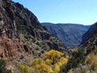 steep walled canyon