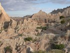 badlands erosional landforms