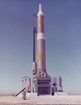 A Titan I missile ready to launch