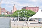 Christopher Street Pier from the Hudson River. Photo by Joe Mabel CC BY SA 2.0