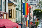 Rainbow flags fly in the Castro district. Photo by Kenny Louie CC BY 2.0