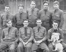 Black and white photo of CCC enrollees at Vancouver Barracks.