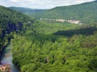 overview of river and bluff beyond