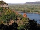 view of river and hanging rock overlook